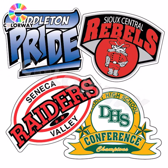 비바람에 견디는 자외선 방지 방수 3m 강한 접착제 반사 형광 실크 스크린 인쇄 사용자 정의 다이 컷 범퍼 정적 창 PVC 비닐 자동차 라벨 스티커